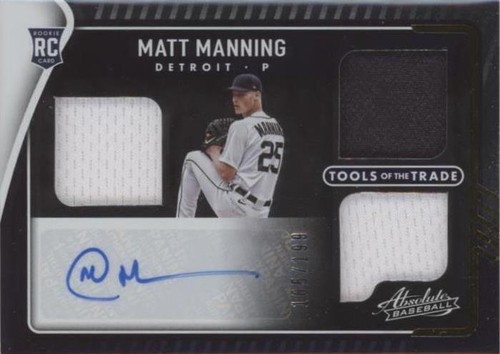 2022 Panini Absolute - Matt Manning #TT3S-MM