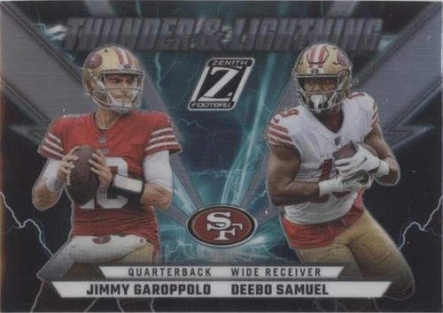 2022 Panini Zenith Deebo Samuel Jimmy Garoppolo #TL-JD