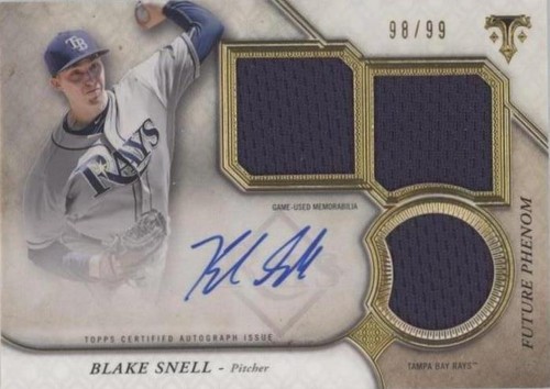 2017 Topps Triple Threads - Blake Snell #RPA-BS