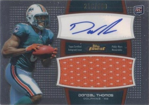 2011 Topps Finest Daniel Thomas #AJR-DT