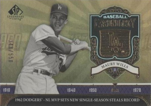 2006 SP Legendary Cuts - Maury Wills #BC-MW