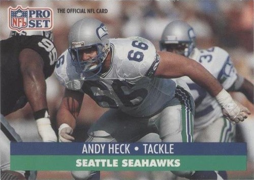 1991 Pro Set Andy Heck #663