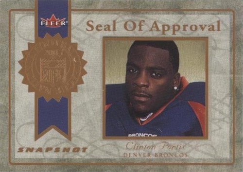 2003 Fleer Snapshot Clinton Portis #1 SA