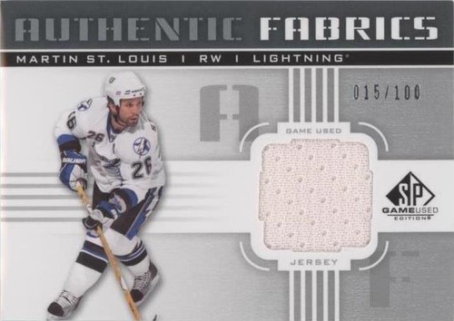 2011-12 SP Game Used Edition - Martin St. Louis #AF-MS