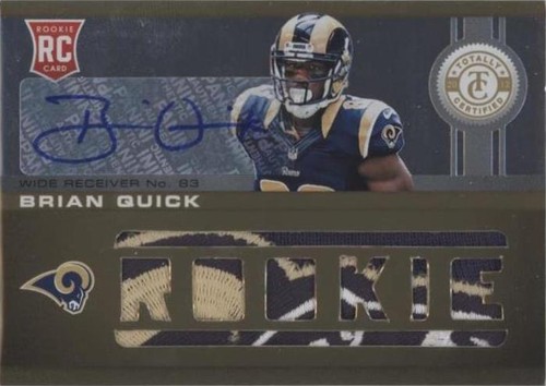 2012 Totally Certified Brian Quick #206