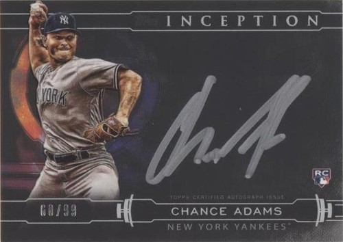 2019 Topps Inception - Chance Adams #SS-CA