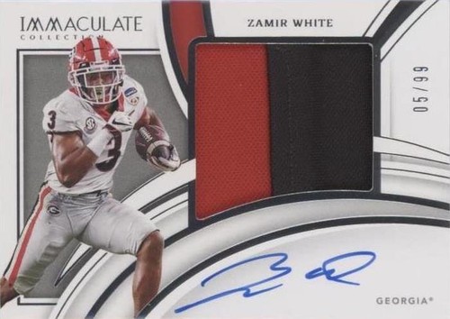 2022 Panini Immaculate Collection Collegiate Zamir White #PP13