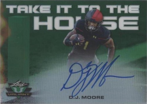 2018 Leaf Valiant D.J. Moore #TH-DJM