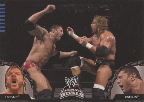 2008 Topps WWE Ultimate Rivals - Batista Triple H #45