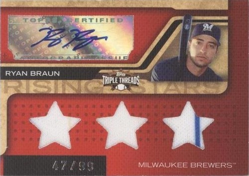 2008 Topps Triple Threads - Ryan Braun #173