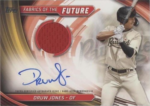 Druw Jones 2024 Topps Pro Debut SP /175 FABRICS OF THE