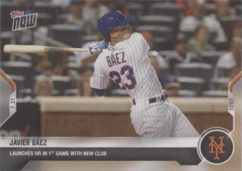 2021 Topps Now - Javier Báez #591