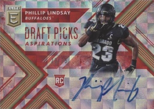 2018 Panini Elite Draft Picks Phillip Lindsay #141