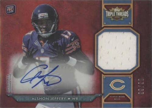 2012 Topps Triple Threads Alshon Jeffery #TTRAR-25