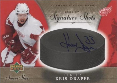 2006-07 Upper Deck Sweet Shot - Kris Draper #SS-KD