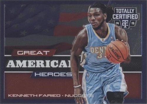 2014-15 Panini Totally Certified - Kenneth Faried #15