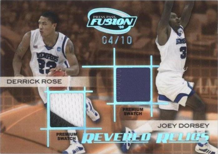 2009 Press Pass Fusion - Derrick Rose/Joey Dorsey #RR-DRJD