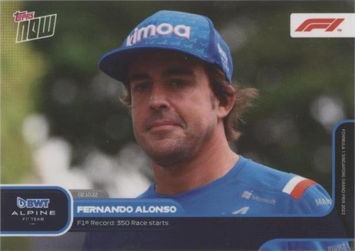 2022 Topps Now F1 - Fernando Alonso #059