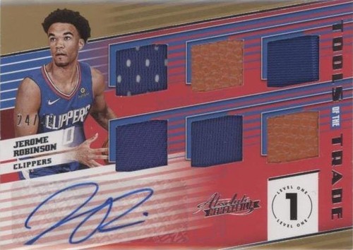 2018-19 Panini Absolute Memorabilia - Jerome Robinson #T6-SGA