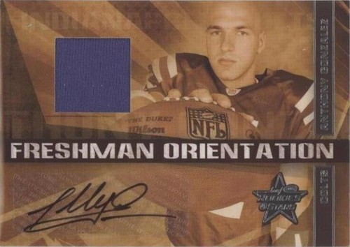 2007 Leaf Rookies & Stars Anthony Gonzalez #FO-7