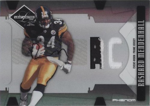 2008 Leaf Limited Rashard Mendenhall #332