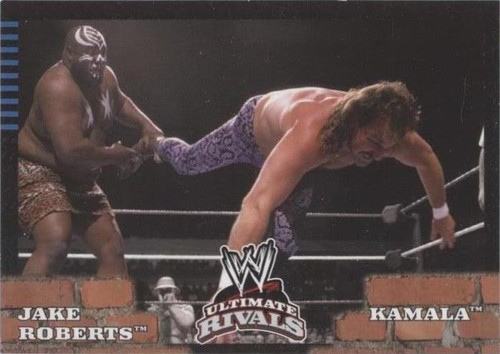 2008 Topps WWE Ultimate Rivals - Jake "The Snake" Roberts Kamala #80