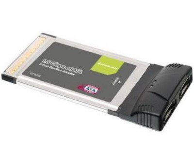 IOGEAR 2-Port CardBus eSATA 1.5Gbps Host Adapter