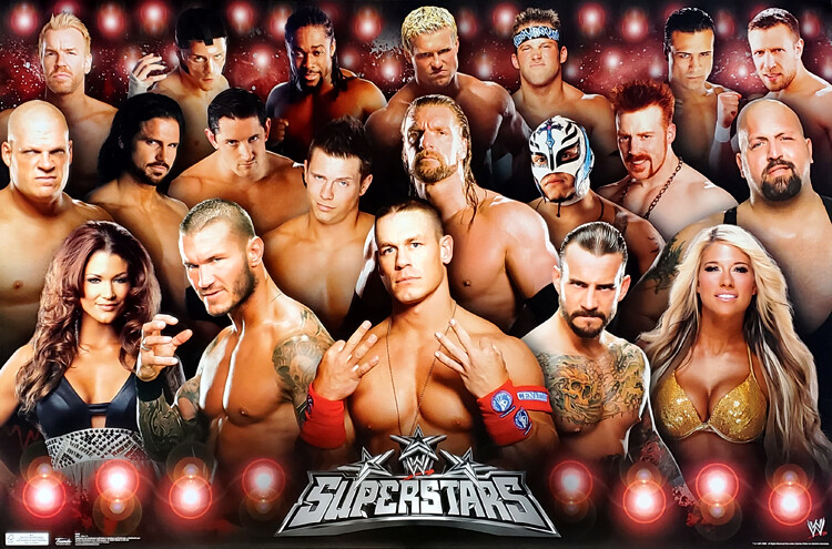 WWE　ポスター WWF WWE Poster John Cena Undertaker WrestleMania XXVI 2010