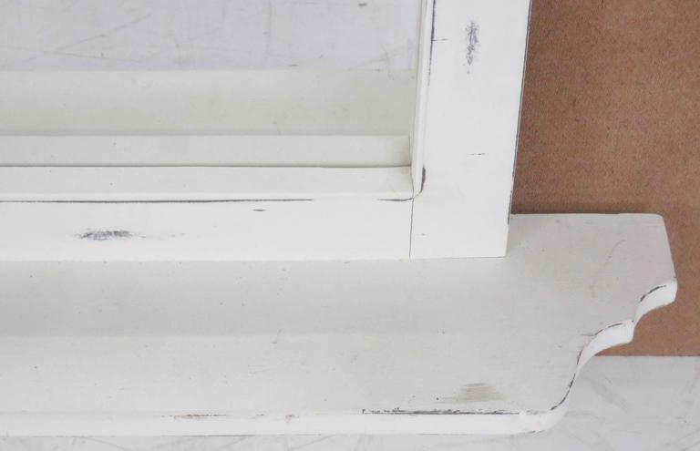 Swedish Style Hanging Mirror with Shelf