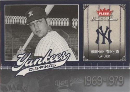 2006 Fleer Greats of the Game - Thurman Munson #NYY-TM