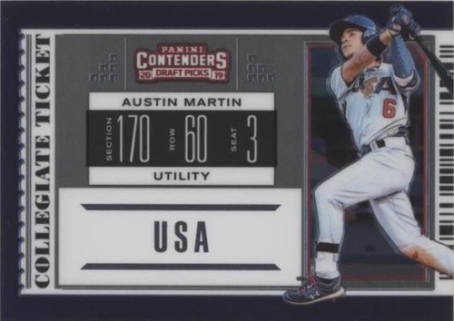 2019 Panini Elite Extra Edition - Austin Martin #USA-AM