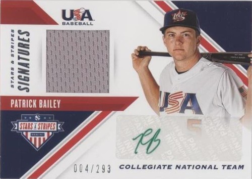 2020 Panini USA Baseball Stars & Stripes - Patrick Bailey #SSS-PB