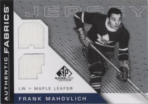 2007-08 SP Game Used Edition - Frank Mahovlich #AF-FM