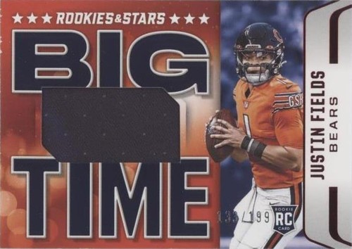Justin Fields rated rookie サイン NFL カード 2021 DONRUSS RATED ROOKIE RC JUSTIN FIELDS #253 BEARS (B) | eBay