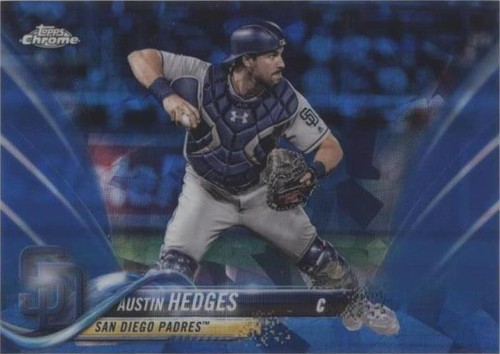 2018 Topps Chrome Sapphire Edition - Austin Hedges #609