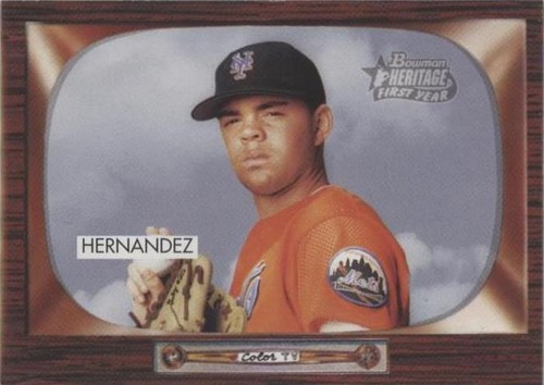 GABY HERNANDEZ 2004 Bowman Heritage Mahogany #213 SERIAL #11/25 