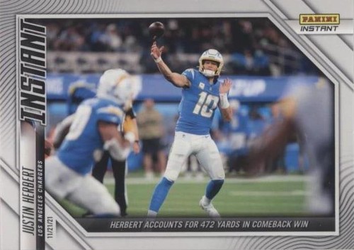 2021 Panini Instant NFL Justin Herbert #112