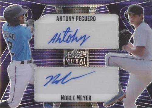 2023 Leaf Metal - Antony Peguero Noble Meyer #DA-3
