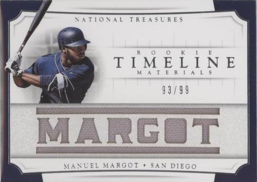 2017 Panini National Treasures - Manny Margot #TRM-MM