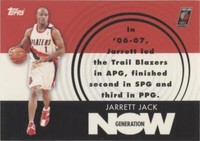 2007-08 Topps - Jarrett Jack #GN19