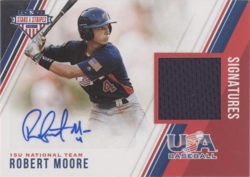 2018 Panini USA Baseball Stars & Stripes - Robert Moore #64