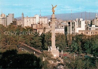 Mexico City D.F. View the East of the Independence Angel