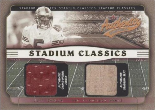 2002 Fleer Authentix Jeff Garcia #SC-JG