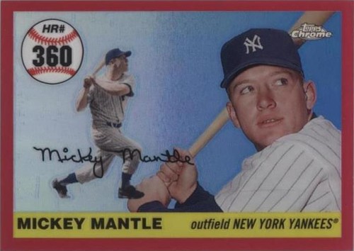 2006 Topps Chrome - Mickey Mantle #MHR360
