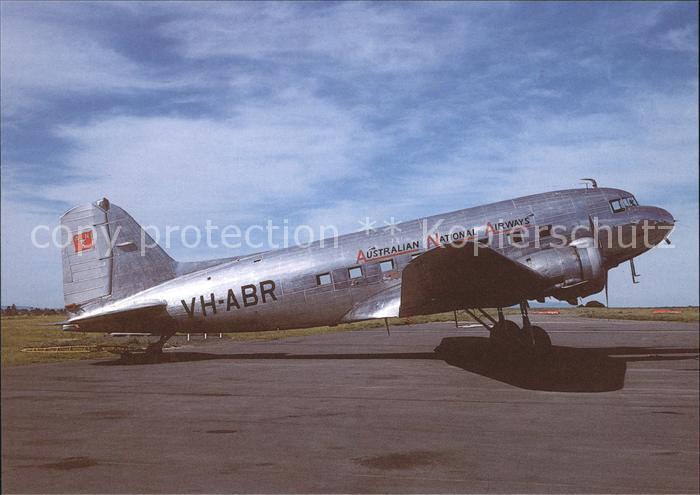 71802685 Flugzeuge Zivil Australian National Airways Mcddouglas Dc-3g202a Vh-Abr