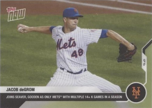 2020 Topps Now - Jacob deGrom #296