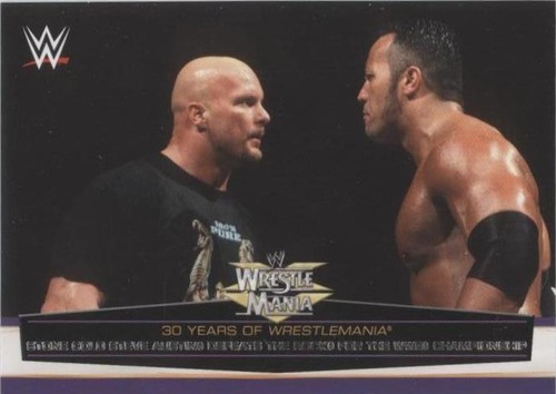 2014 Topps WWE Road to Wrestlemania - Steve Austin The Rock #30