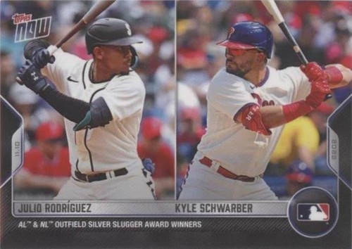 2022 Topps Now - Julio Rodriguez Kyle Schwarber #OS-30