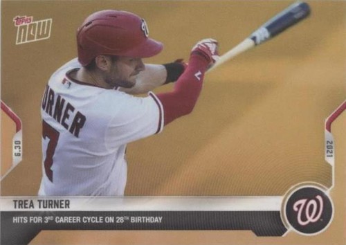 2021 Topps Now Road to Opening Day - Trea Turner #ODB-16