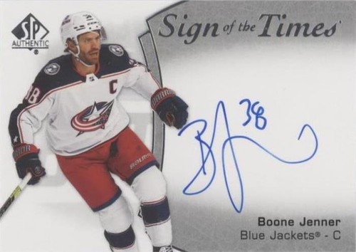 2021-22 SP Authentic - Boone Jenner #SOTT-BJ